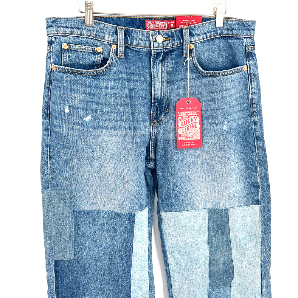 Lucky Brand Legend Jeans Boyfriend Midrise Flare
